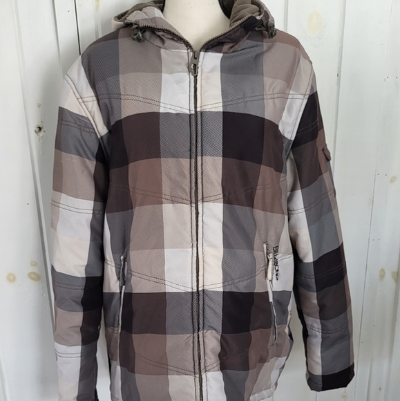Billabong Other - Billabong Plaid Ski Snow Jacket Size L